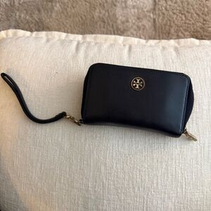 Tory Burch navy blue wallet